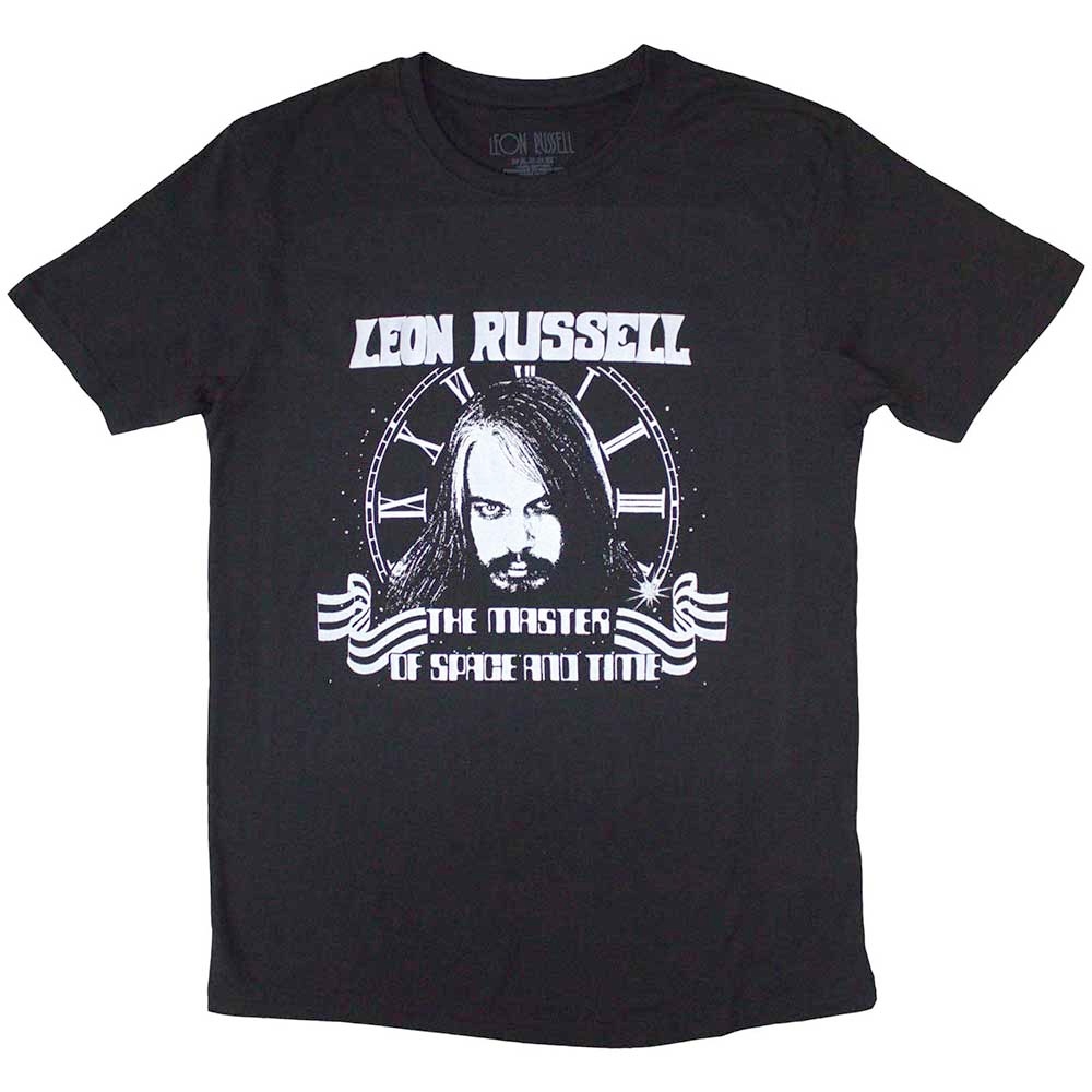 Leon Russel - Space & Time Heren Tshirt - Zwart
